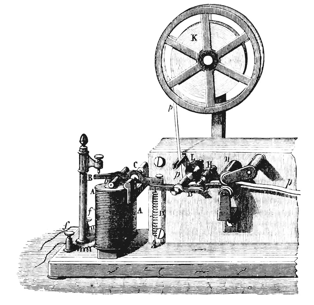 Telégrafo Morse modificado, Popular Science Monthly, volumen 3, 1873.